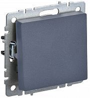 Выключатель 1-кл.  BRITE 10А самовозвратн. маренго IEK BR-V14-0-10-K35