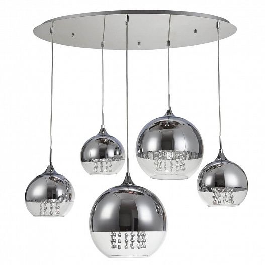 Maytoni Pendant Fermi Никель Подвес 5xE27 60W