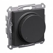 Systeme Electric AtlasDesign Базальт Светорегулятор (диммер) повор-нажим, LED, RC, 400Вт, механизм ATN001423