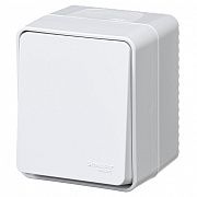 Systeme Electric AtlasDesign Profi54 Наруж Белый Выключатель кнопочный 1-клавишный 10 АХ