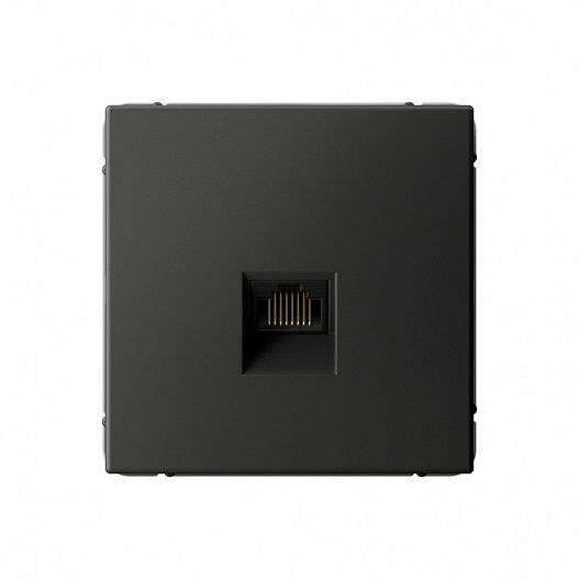 Systeme Electric ArtGallery Базальт Розетка компьютерная RJ45, кат. 6A, механизм