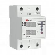 Реле напряжения и тока с дисплеем (многофункциональное) MRVA 40А PROxima EKF MRVA-40A