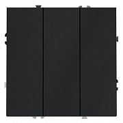 Выключатель 3-кл. СП S70 10А механизм графит Voltum VLS030107