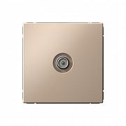 Systeme Electric ArtGallery Песочный TV Розетка проходная 4DB, механизм
