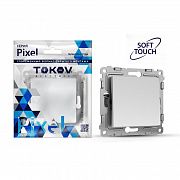 Переключатель перекрестный 1-кл. СП Pixel IP20 механизм айс TOKOV ELECTRIC TKE-PX-P1R-C34