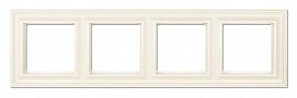 Рамка 4-ая Слоновая кость EcoProfi DECO JUNG EPD484