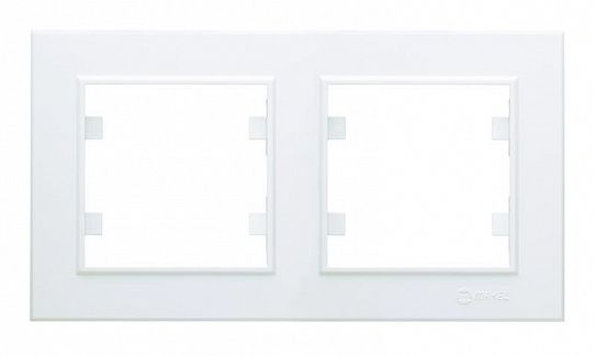 Рамка 2-м Karea горизонт. бел. Makel 56001702