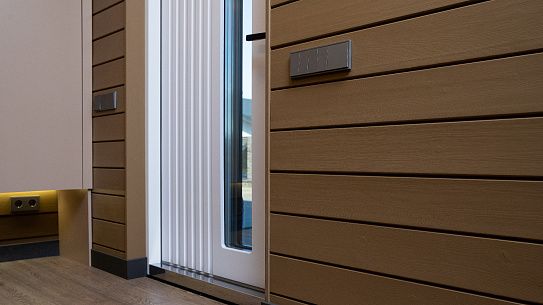 Рамка пластиковая VOLTUM S70 на 3 поста, (титан)
