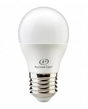 Лампа светодиодная RS G45 E27 6W 220-240V 4000К 6Вт 600лм Ra 90 шар Русский Свет 15010445047
