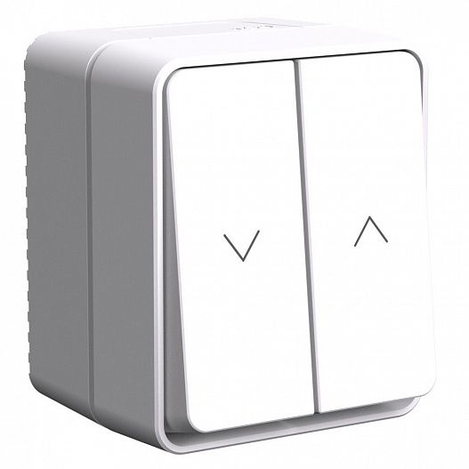 Systeme Electric AtlasDesign Profi54 Белый Выключатель 2-клавишный для жалюзи, 2хсх.4