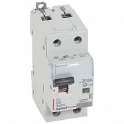 Выключатель автоматический дифференциальный 1P+N 6А (С) 30MA-AC DX3 Legrand 410999