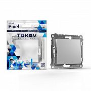 Переключатель перекрестный 1-кл. СП Pixel IP20 механизм алюм. TOKOV ELECTRIC TKE-PX-P1R-C03