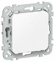 Заглушка СП FLITE ЗГ-ФлБ с суппортом механизм бел. IEK FI-PL10-K01