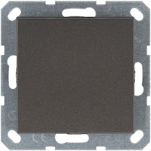 Кнопка звонка 1-кл. 10А IP20 механизм мокко Jasmart G3010Z