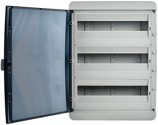 Корпус КМПн-54 TEKFOR IP65 черн. прозр. дверь пластик. IEK TF5-KP72-N-54-65-K03-K02