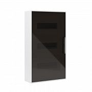 Щиток настенный Фрейм (FRAME) ЩРн-п-36 36мод. IP41 с тонированной дверцей с шинами PEN 2шт 8 отверст. + 2шт 10 отверст. бел. DKC F36W1WD