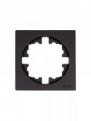 Рамка 1-м OSEN горизонт. квадрат черн. бархат LEZARD 743-4200-146