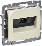 Розетка компьютерная 1-м СП Valena RJ45 UTP механизм сл. кость (DIY-упак.) IEK 695624