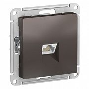 SE AtlasDesign Мокко Розетка компьютерная RJ45, кат. 6A, механизм