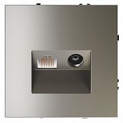 Розетка телевизионная встраиваемая VOLTUM S70 TV+RJ45 кат. 6, (шелк)