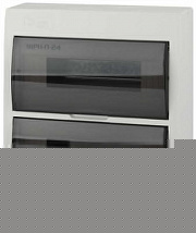 Бокс ЩРН-П-24 мод. навесной пластик IP41 SIMPLE NO-box_simple-plastic_24_surface ЭРА Б0041528