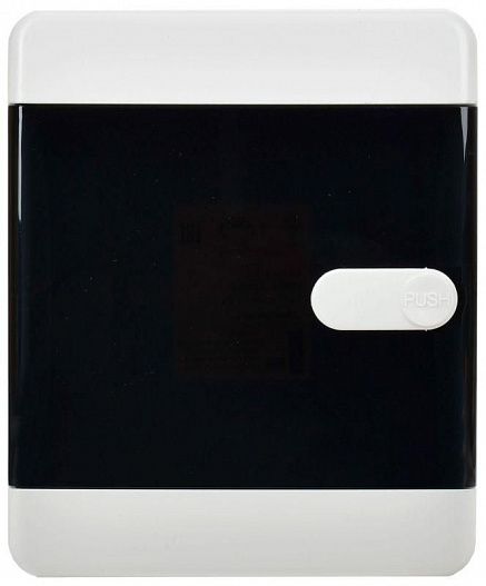 Корпус ЩРН-П-4 UNION Compact IP41 черн. прозр. дверь пластик. IEK UIC-KP12-N-04-41-K01