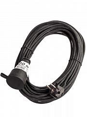 Удлинитель-шнур 1х20м 10А IP44 3500Вт 220-350В КГ 2х1.0мм каучук КОСМОС YSHKsm20m-1g(10A)KG