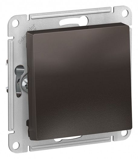 Systeme Electric AtlasDesign Мокко Выключатель 1-клавишный 2-полюсный, 10А, механизм