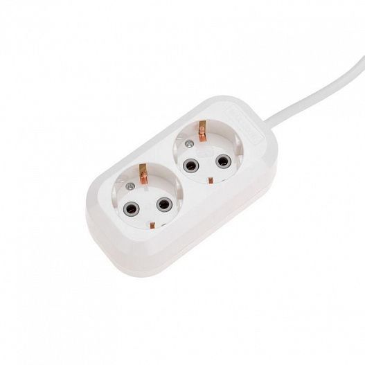 Удлинитель 2х3м с заземл. 3х0.75 бел. PROCONNECT 13-4203