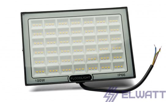 Прожектор светодиодный LED 100Вт 6500К IP65 Elwatt