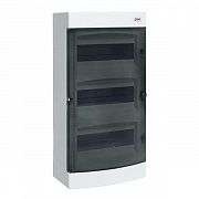 Щит распределительный навесной Unix 3х12мод. IP41 прозр. дверь PROxima EKF ux-3x12-n