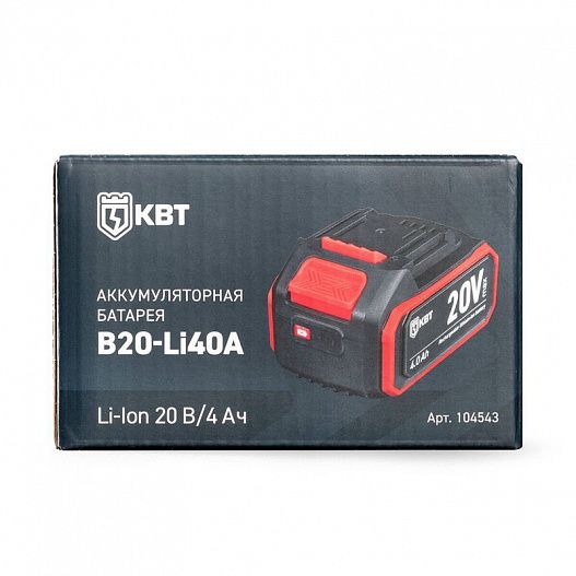 Батарея аккумуляторная B20-Li40A КВТ 104543
