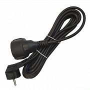 Удлинитель-шнур 1х5м с заземл. 16А IP20 ПВС 3х1 черн. DOMTOK 2359