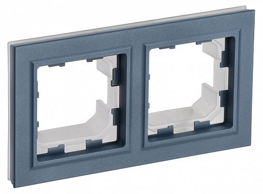 Рамка 2-м IP44 BRITE РУ-2-БрМ-44 маренго IEK BR-M22-44-K35
