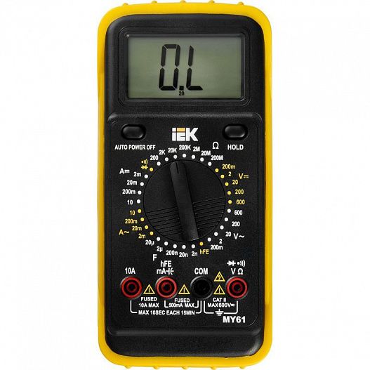 Мультиметр цифровой Professional MY61 IEK TMD-5S-061