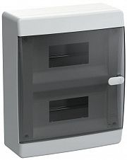 Корпус ЩРН-П-18 UNION Compact IP41 черн. прозр. дверь пластик. IEK UIC-KP12-N-18-41-K01