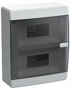 Корпус ЩРН-П-18 UNION Compact IP41 черн. прозр. дверь пластик. IEK UIC-KP12-N-18-41-K01
