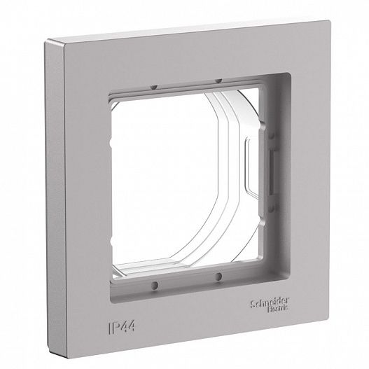 Systeme Electric AtlasDesign Aqua Алюминий Рамка 1-ая