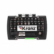 Набор бит с магнитным держателем пластиковый кейс 32 шт Kranz KR-92-0464