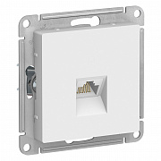 SE AtlasDesign Белый Розетка компьютерная RJ45, кат. 6A, механизм