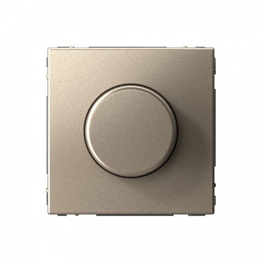 Systeme Electric ArtGallery Шампань Светорегулятор (диммер) повор-нажим, LED, RC, 400Вт, механизм