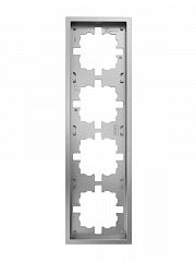Рамка 4-м ZIMA горизонт. сер. матов. LEZARD 704-7400-149