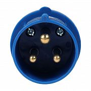 Вилка кабельная 013 16А 220AC 2P+PE 6ч IP44 КЭАЗ 222735