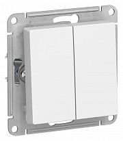 Systeme Electric AtlasDesign Лотос Выключатель 2-клавишный, сх.5, 10АХ, механизм ATN001351
