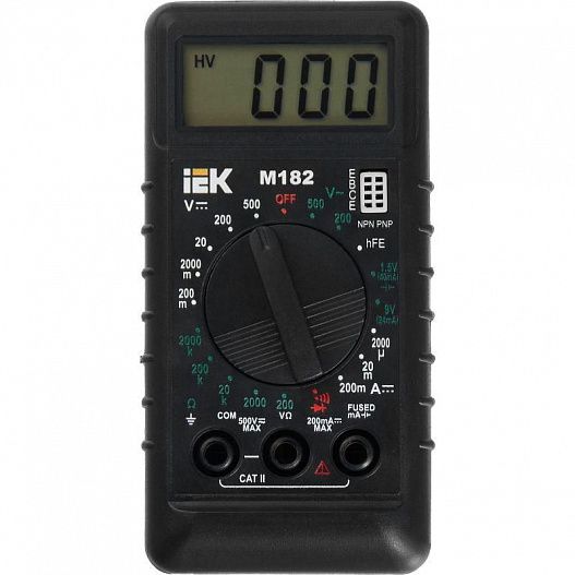 Мультиметр цифровой Compact M182 IEK TMD-1S-182