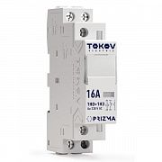 Контактор модульный 18мм 16А 230В АС 1НО 1НЗ PRIZMA TOKOV ELECTRIC TKE-PZ-MC-1-16-230-11