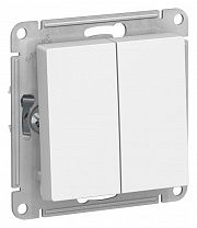 Systeme Electric AtlasDesign Лотос Переключатель 2-клавишный, сх.6/2, 10АХ, механизм ATN001365