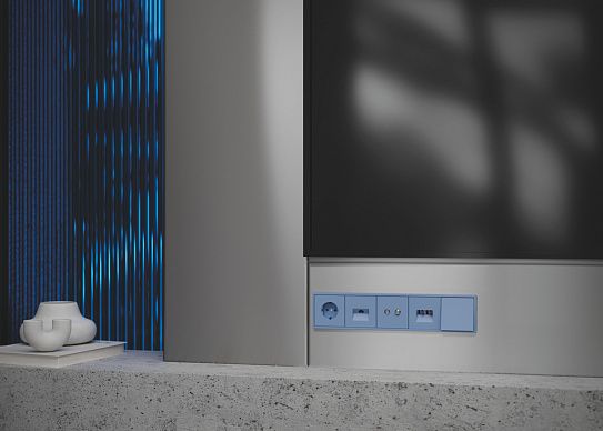 Вывод кабеля VOLTUM S70, (деним)