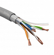Кабель витая пара F/UTP кат.5e 4х2х24AWG solid CU PVC сер. Эра Б0044688