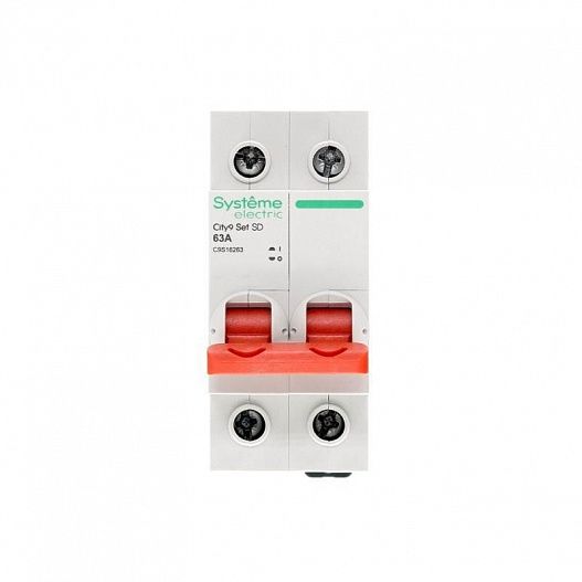 Выключатель нагрузки 2п 63А 400В City9 Set SE C9S16263